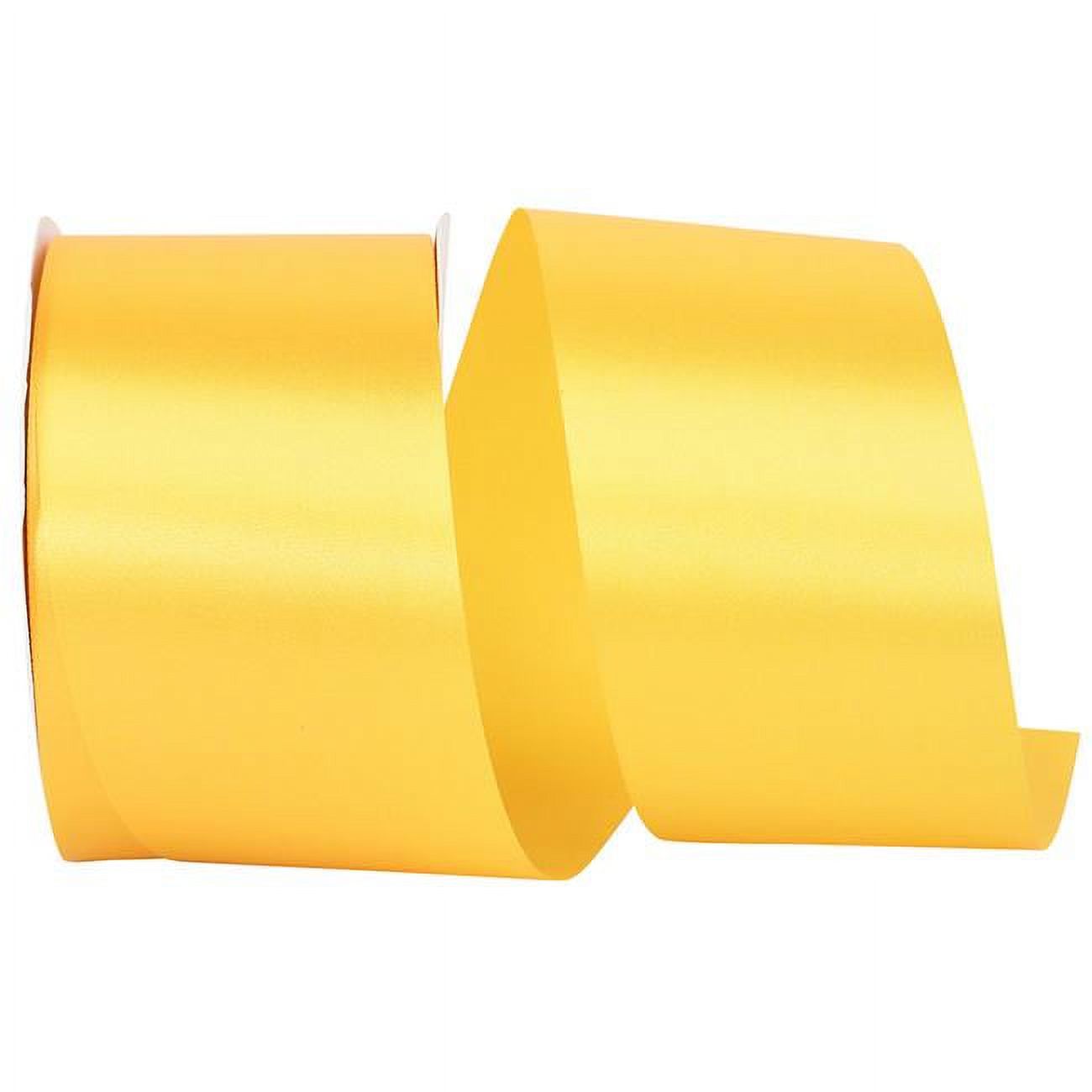 Reliant Gold Reliant Ribbon 4700-035-40K 2.5 in. 50 Yards Single Face Satin Allure ...