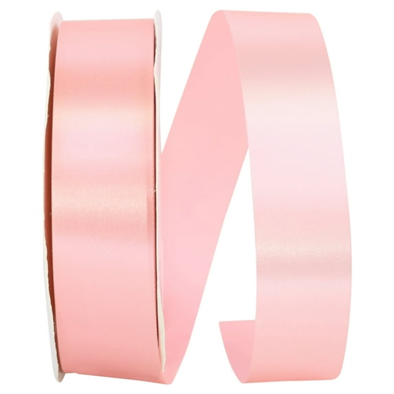 Reliant Ribbon - 4700-061-09C, Single Face Satin Charm Sfs Ribbon, Pink, 1-3/8 Inch, 100 Yards