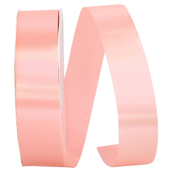 Reliant Ribbon - 4700-157-09C, Single Face Satin Charm Sfs Ribbon, Coral Rose, 1-3/8 Inch, 100 Yards