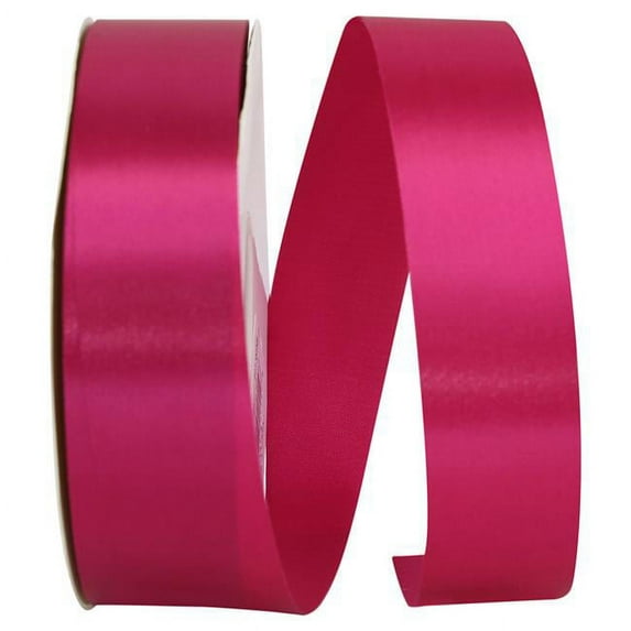 Reliant Ribbon 4700-201-09C 1.37 in. 100 Yards Single Face Satin Allure SFS Cooler Ribbon, Wine