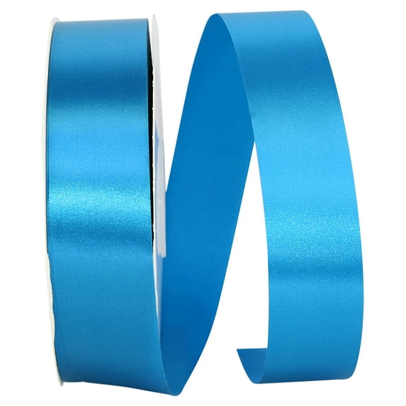 Reliant Ribbon - 4700-316-09C, Single Face Satin Charm Sfs Ribbon, Deep Teal, 1-3/8 Inch, 100 Yards