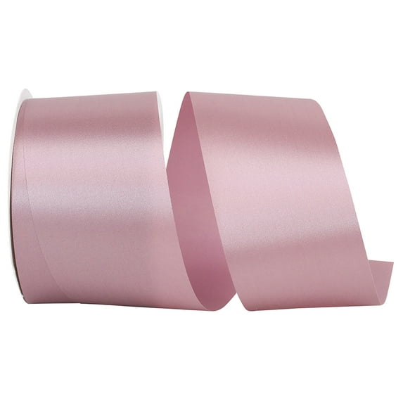Reliant Ribbon - 4700-422-40K, Single Face Satin Charm Sfs Ribbon, Rose Water, 2-1/2 Inch, 50 Yards