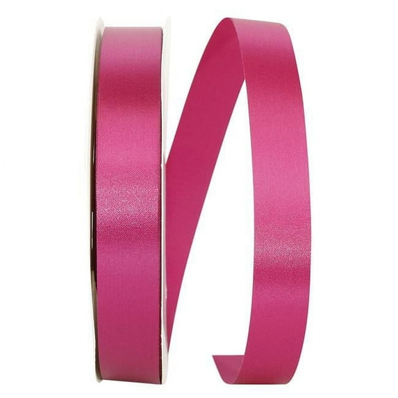 Reliant Ribbon - 4700-831-05C, Single Face Satin Charm Sfs Ribbon, Wild Berry, 7/8 Inch, 100 Yards
