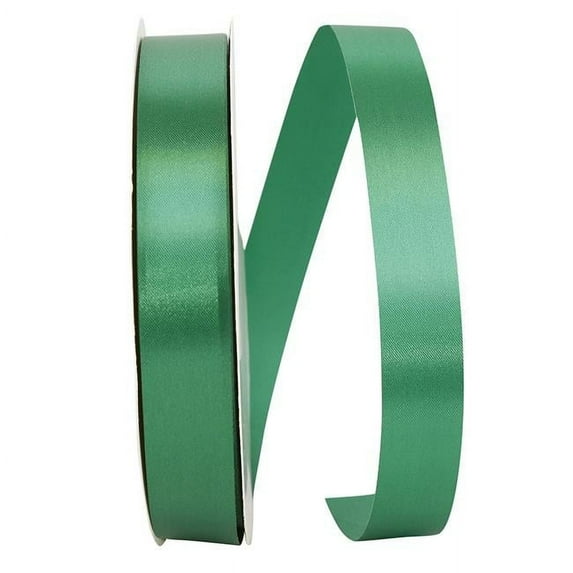 Reliant Ribbon - 4700-924-05C, Single Face Satin Charm Sfs Ribbon, Forest, 7/8 Inch, 100 Yards