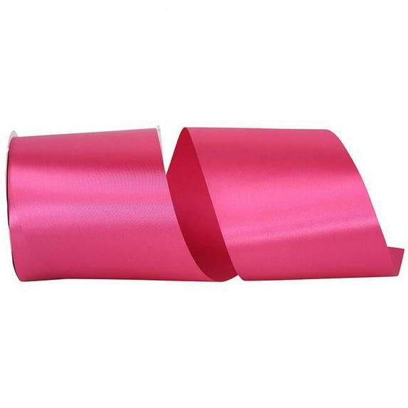 Reliant Ribbon - 4700-963-10K, Single Face Satin Charm Sfs Ribbon, Azalea, 4 Inch, 50 Yards