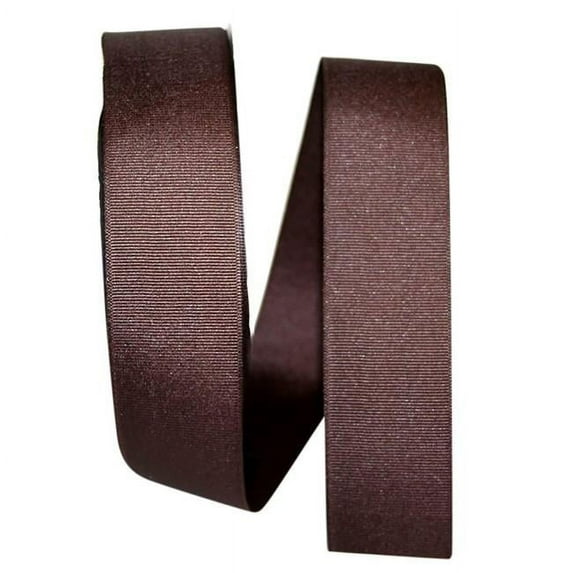 Reliant Ribbon - 4900-705-09K, Grosgrain Style Ribbon, Chocolate Brown, 1-1/2 Inch, 50 Yards