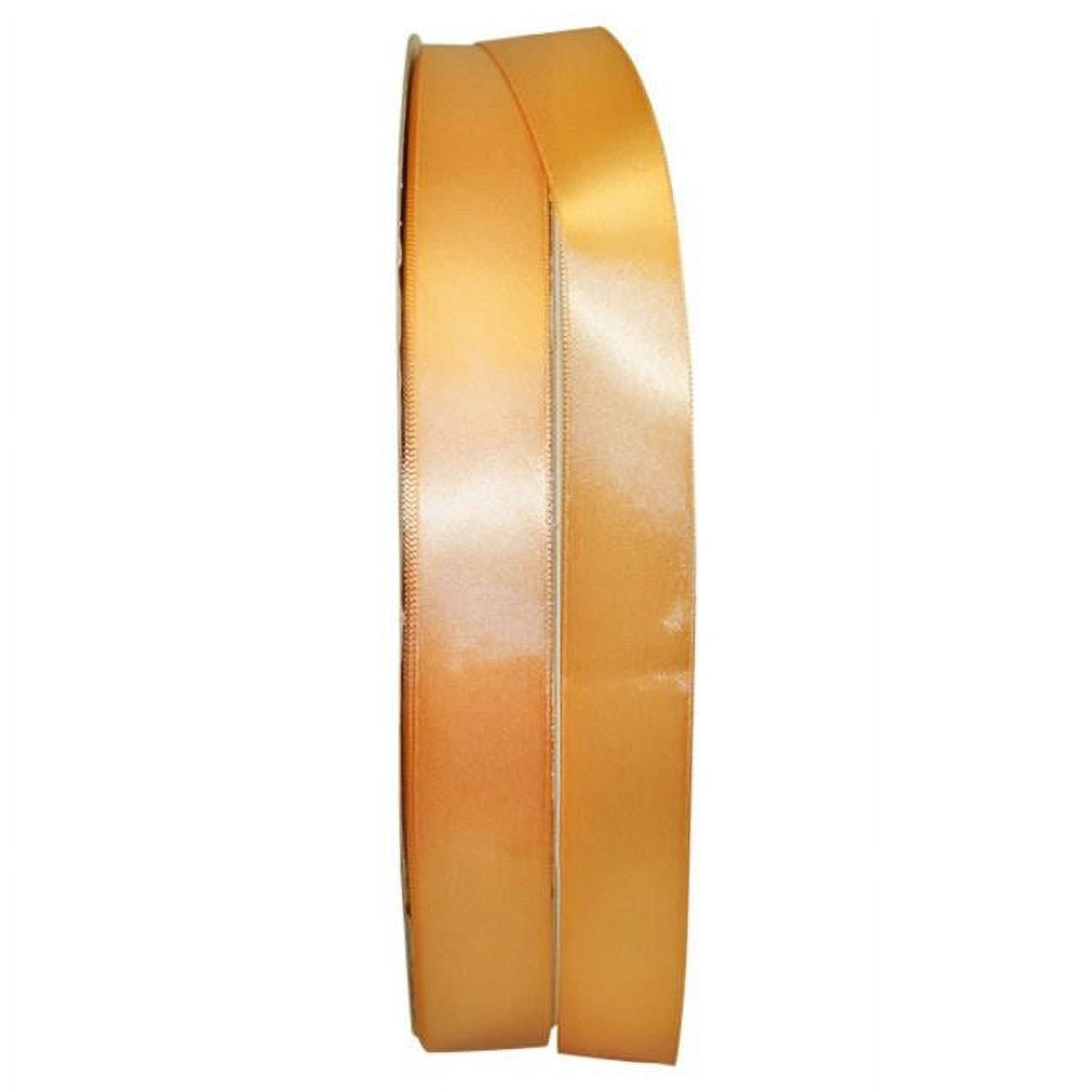 Reliant Gold Reliant Ribbon - 4950-035-05C, Double Face Satin - Dfs Ribbon, Gold, 7/ ...