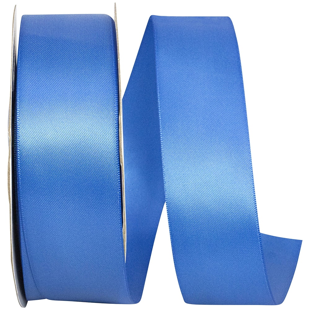 Reliant Ribbon - 4950-050-09K, Double Face Satin - Dfs Ribbon, Royal, 1 ...