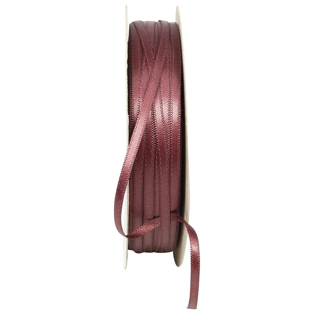Reliant Ribbon - 4950-090-18C, Double Face Satin - Dfs Ribbon, Burgundy ...
