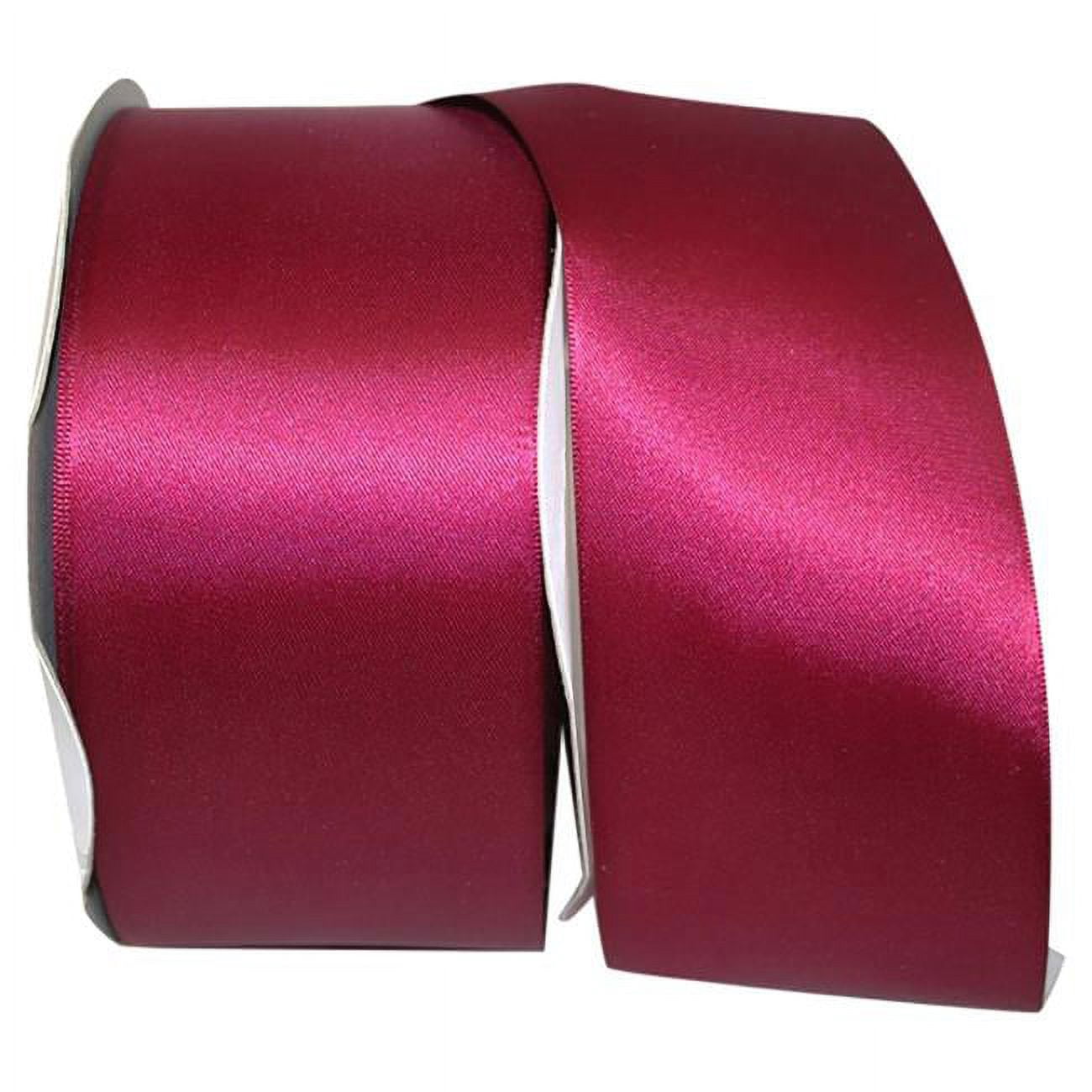 Reliant Ribbon - 4950-201-40K, Double Face Satin - Dfs Ribbon, Wine, 2 ...