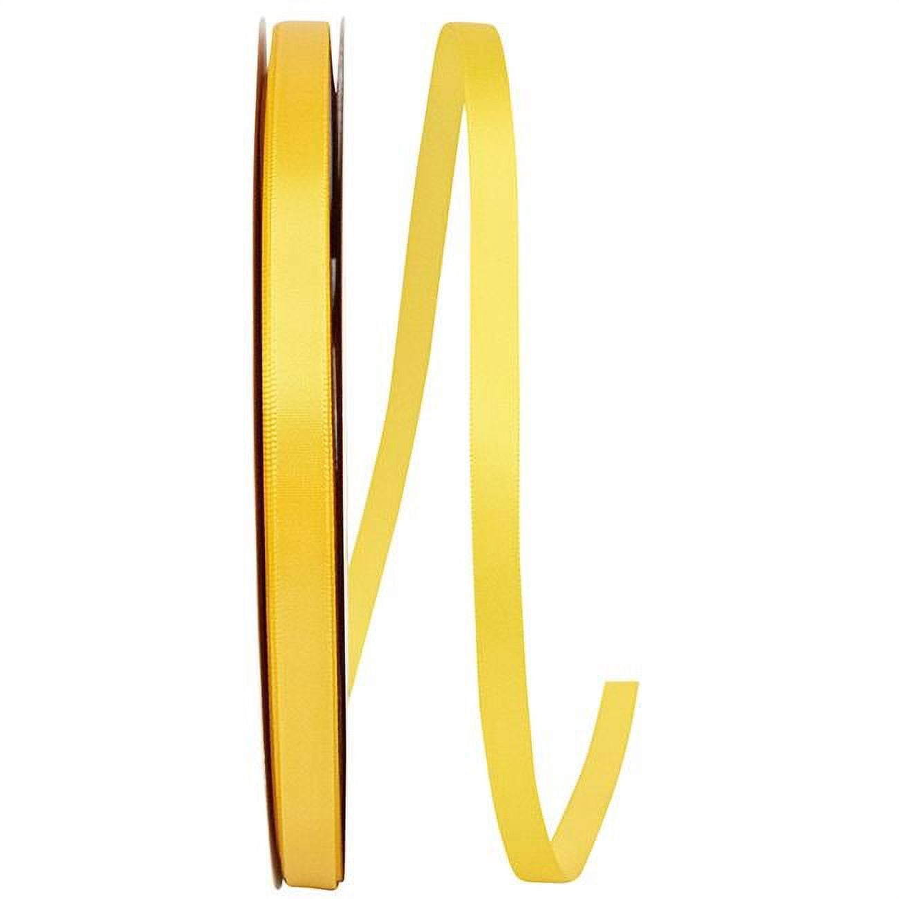 Reliant Gold Reliant Ribbon - 4950-662-15C, Double Face Satin - Dfs Ribbon, Yellow ...