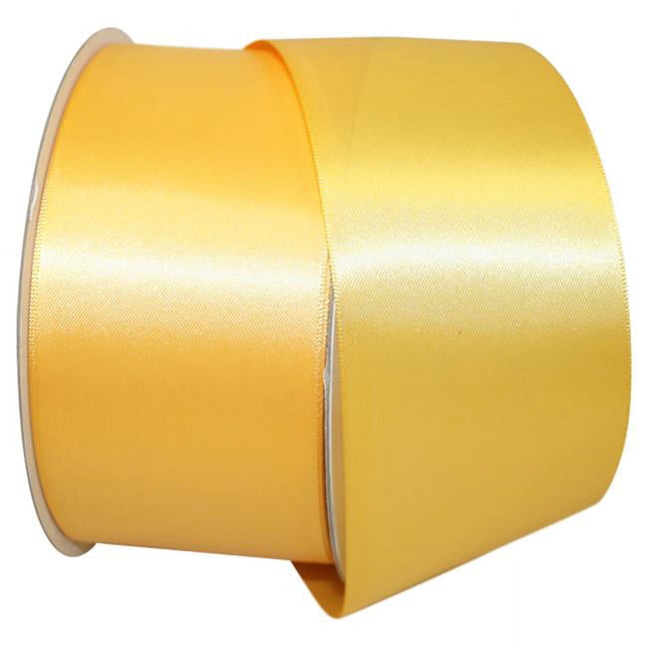 Reliant Ribbon - 4950-662-40K, Double Face Satin - Dfs Ribbon, Yellow ...