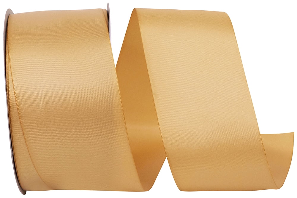 Reliant Ribbon - 4950-928-40K, Double Face Satin - Dfs Ribbon, Old Gold ...