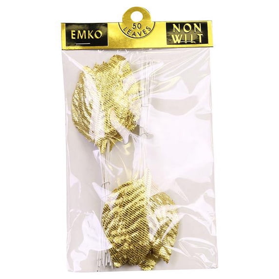 Reliant Ribbon 5 x 1.25 in. Miscellaneous RD Medium Metallic Ribbon, Gold - 50 Piece