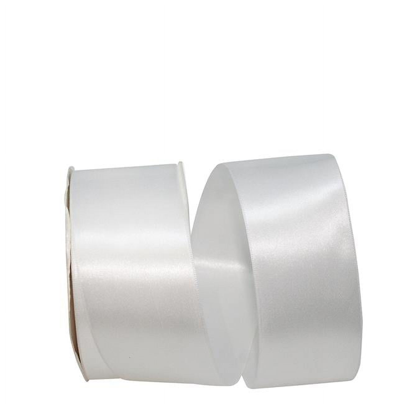 Offray Ribbon, White 1 1/2 inch Cutout Satin Ribbon for Sewing, Crafts ...