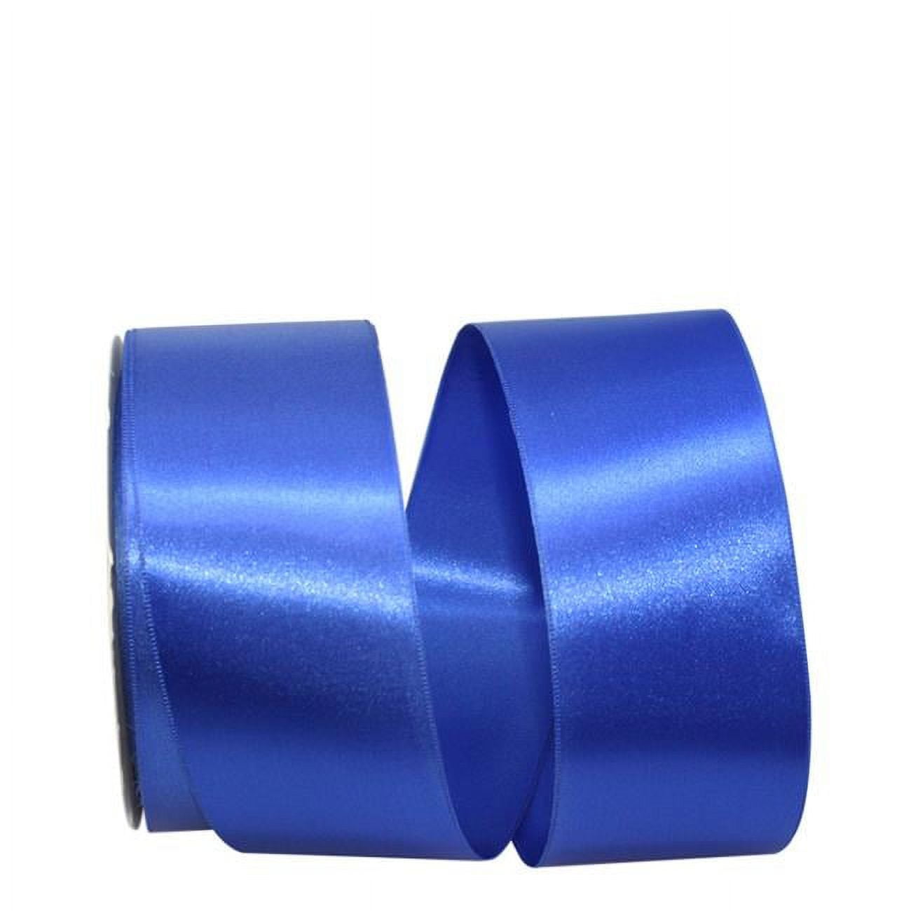 VATIN 1-1/2 Wide Double Faced Polyester Royal Blue/Sapphire Blue Satin  Ribbon Continuous Ribbon- 25 Yard, Perfect for Wedding, Gift Wrapping, Bow