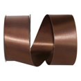 thumbnail image 1 of Reliant Ribbon - 5000-092-16K, Double Face Satin Charm Dfs Ribbon, Brown, 2-1/4 Inch, 50 Yards, 1 of 1
