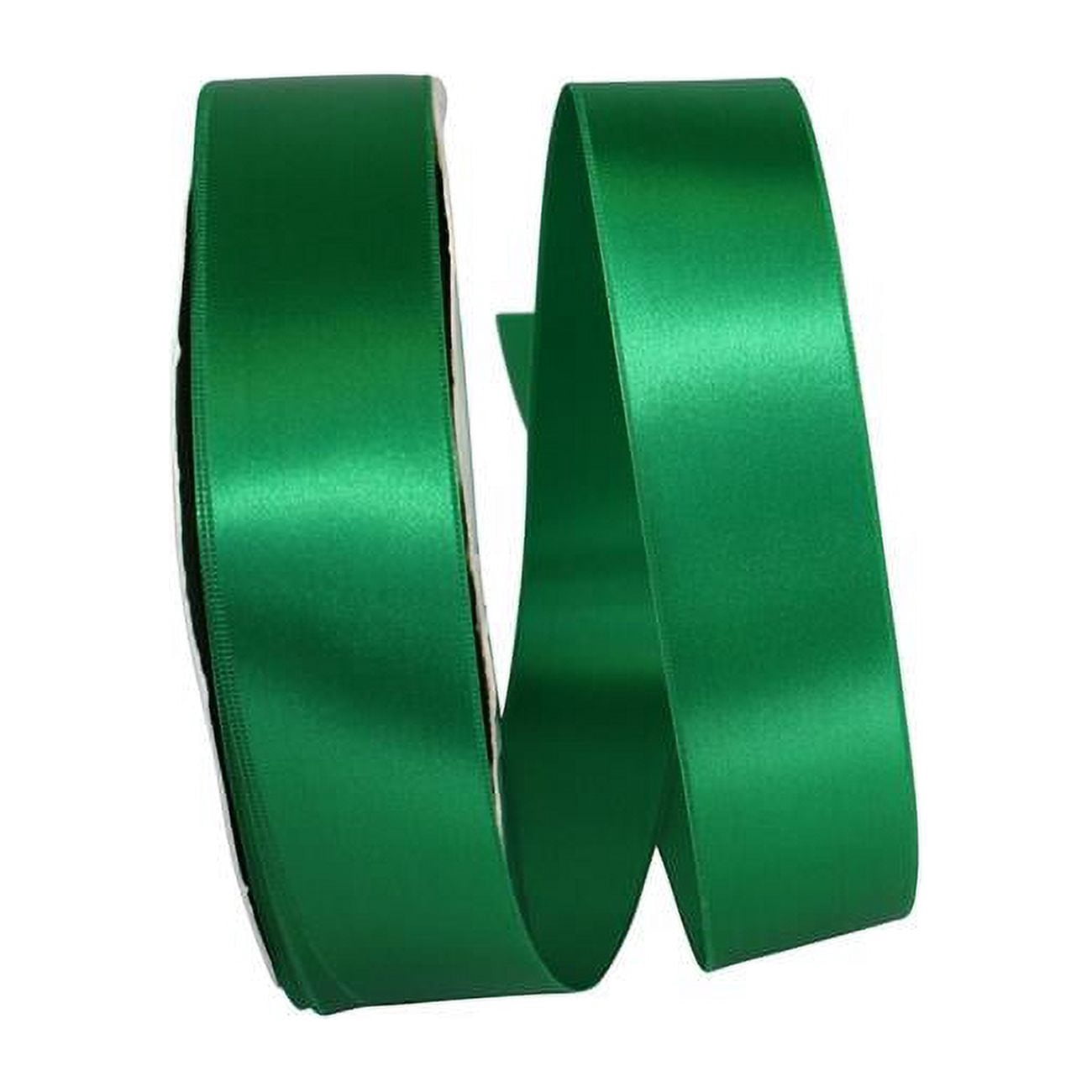 Reliant Ribbon 5000-510-09C 1.5 in. 100 Yards Double Face Satin Allure Ribbon, Emerald