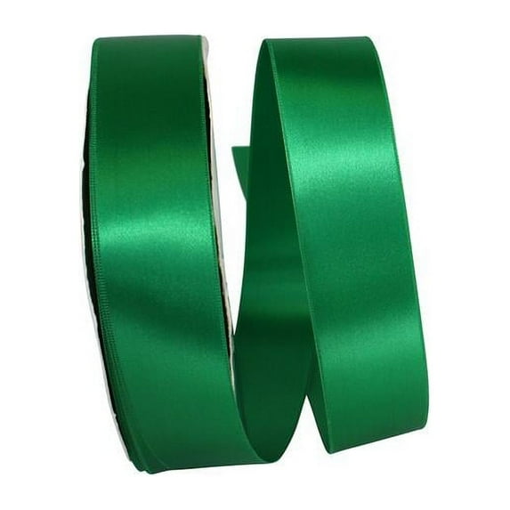 Reliant Ribbon 5000-510-09C 1.5 in. 100 Yards Double Face Satin Allure Ribbon, Emerald