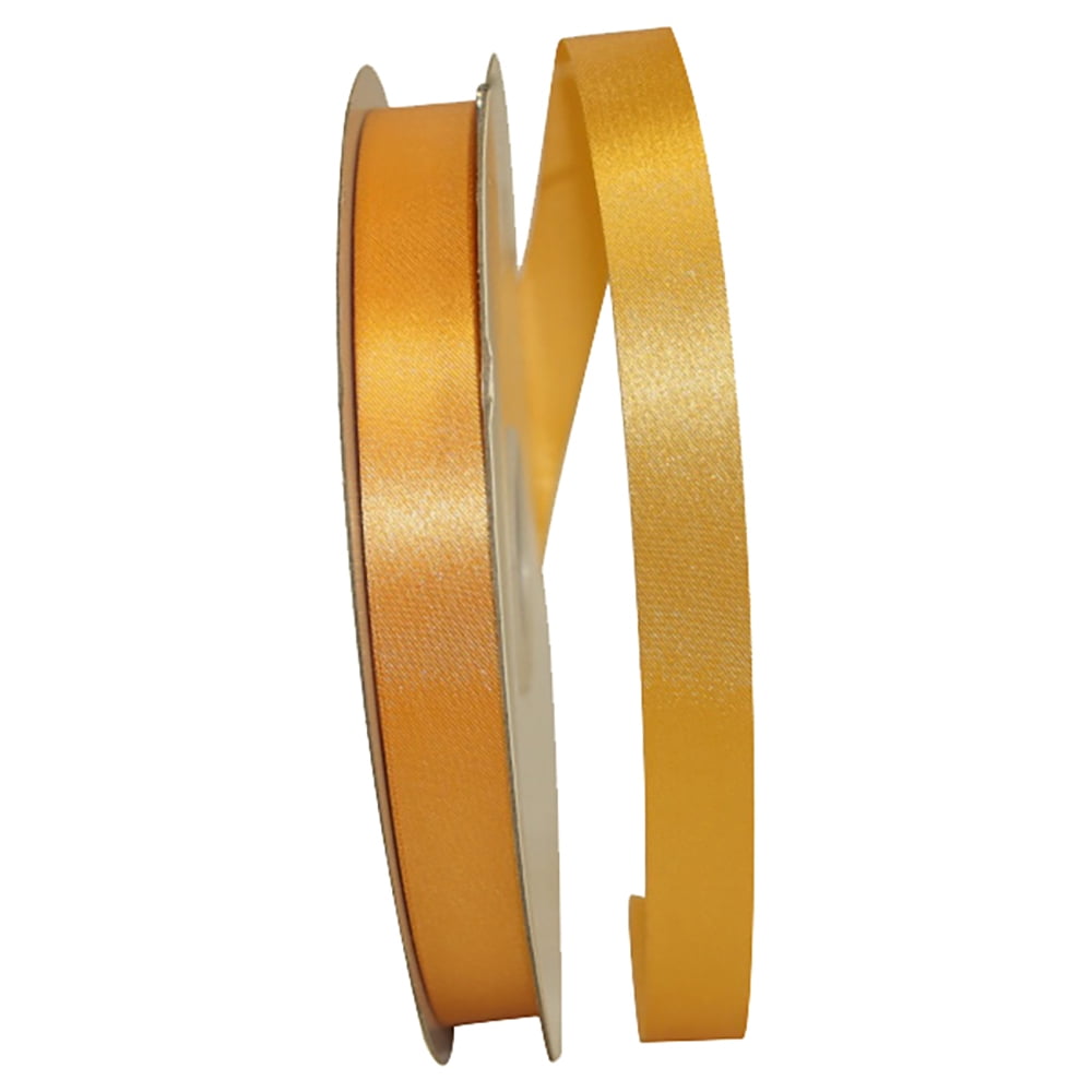Reliant Gold Reliant Ribbon - 5100-035-03C, Single Face Sf Satin With Soft Finish ...