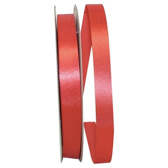 Reliant Ribbon - 5100-049-03C, Single Face Sf Satin With Soft Finish Ribbon, Rust, 5/8 Inch, 100 Yards
