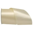 thumbnail image 1 of Reliant Ribbon - 5100-650-10K, Single Face Sf Satin With Soft Finish Ribbon, Eggshell, 4 Inch, 50 Yards, 1 of 1