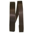 thumbnail image 1 of Reliant Ribbon - 5100-705-05C, Single Face Sf Satin With Soft Finish Ribbon, Chocolate Brown, 7/8 Inch, 100 Yards, 1 of 1