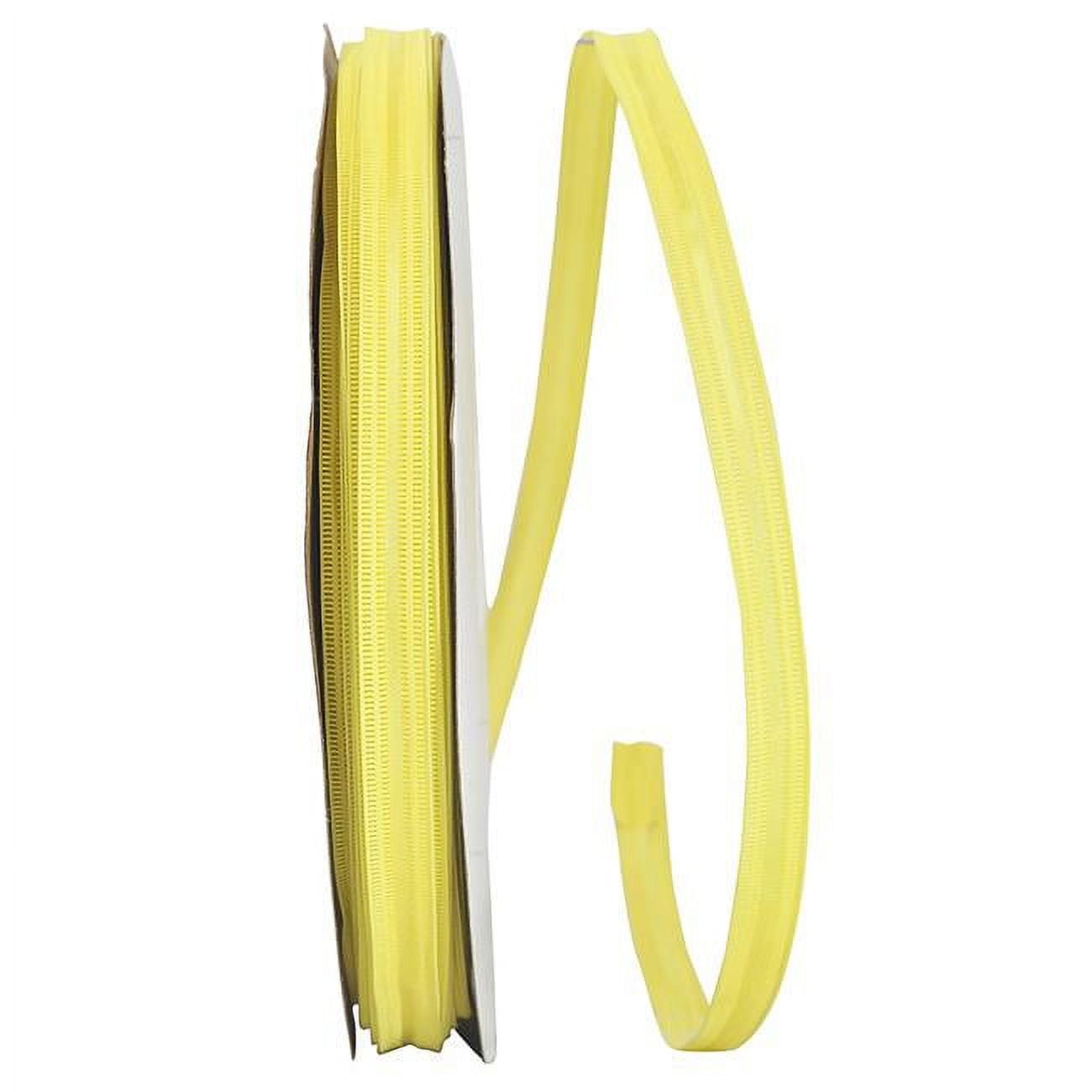 Reliant Ribbon 5102W-185-09C 10.5 in. 100 Yards Dyna Satin EZ Wired Edge Ribbon, Citrus