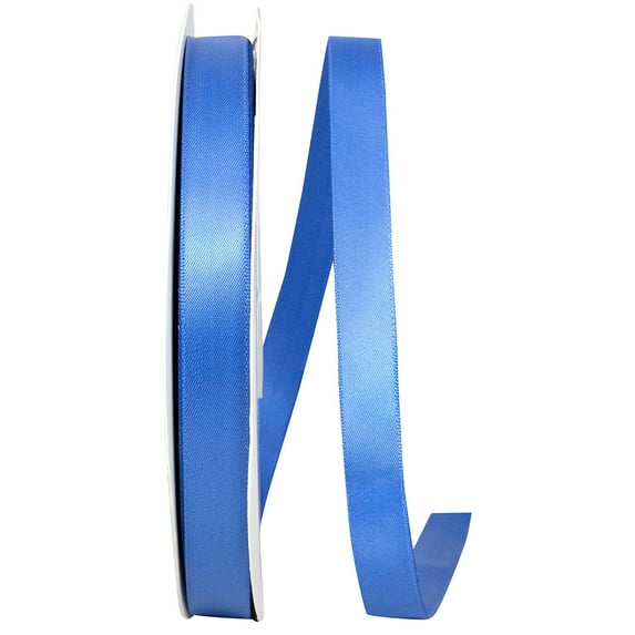 Reliant Ribbon - 5150-050-03C, Single Face Sfs Satin Ribbon, Royal, 5/8 Inch, 100 Yards