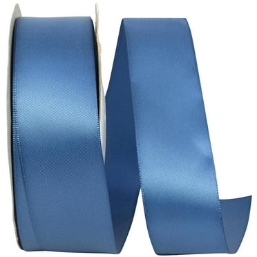 Reliant Ribbon - 5150-054-09K, Single Face Sfs Satin Ribbon, Light Navy, 1-1/2 Inch, 50 Yards