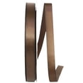thumbnail image 1 of Reliant Ribbon - 5150-092-03C, Single Face Sfs Satin Ribbon, Brown, 5/8 Inch, 100 Yards, 1 of 1