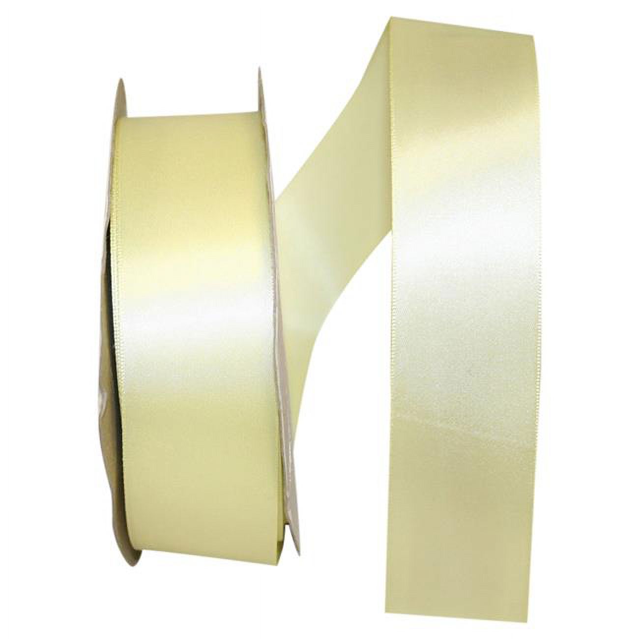 Reliant Ribbon - 5150-927-09K, Single Face Sfs Satin Ribbon, Maize, 1-1/2 Inch, 50 Yards - image 1 of 1