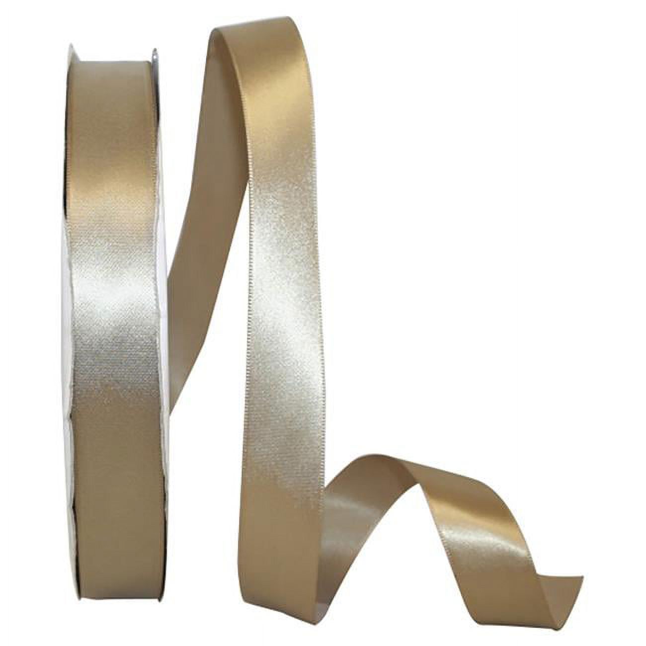Reliant Gold Reliant Ribbon - 5150-974-05C, Single Face Sfs Satin Ribbon, Antique ...