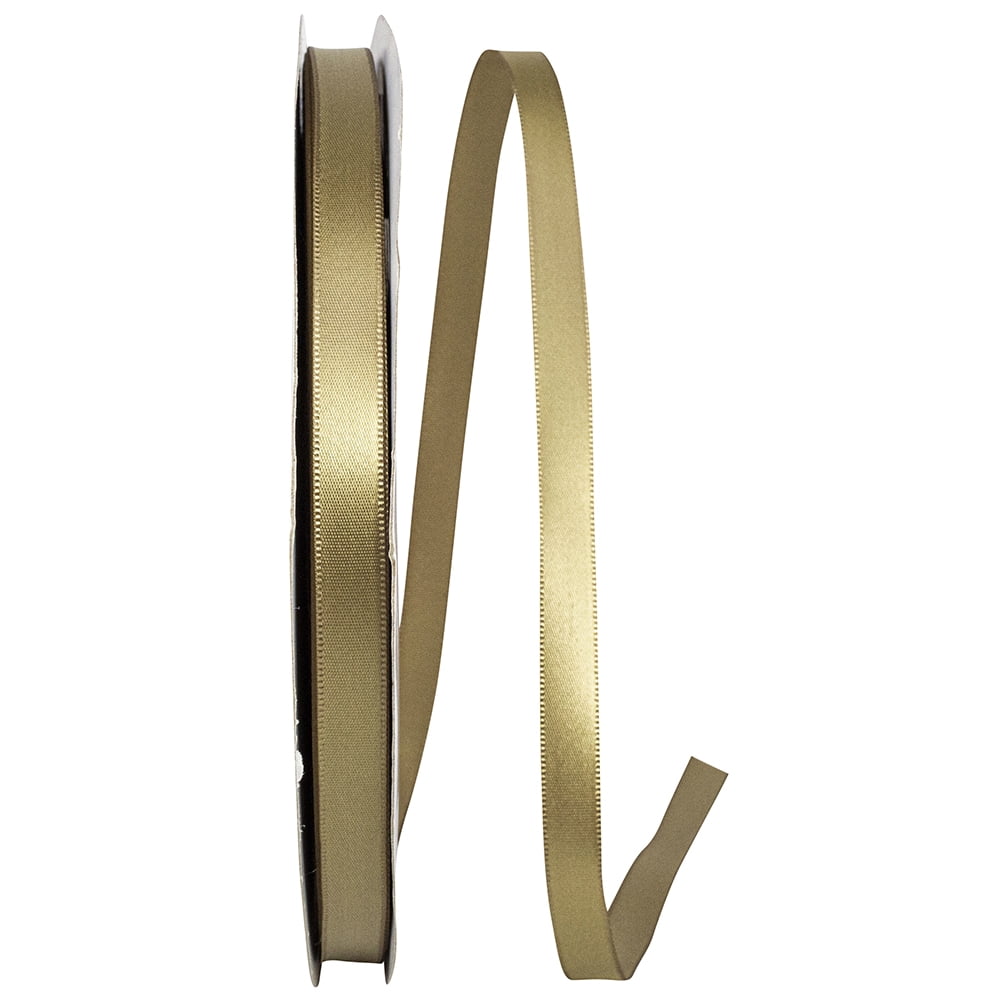 Reliant Gold Reliant Ribbon - 5150-974-15C, Single Face Sfs Satin Ribbon, Antique ...