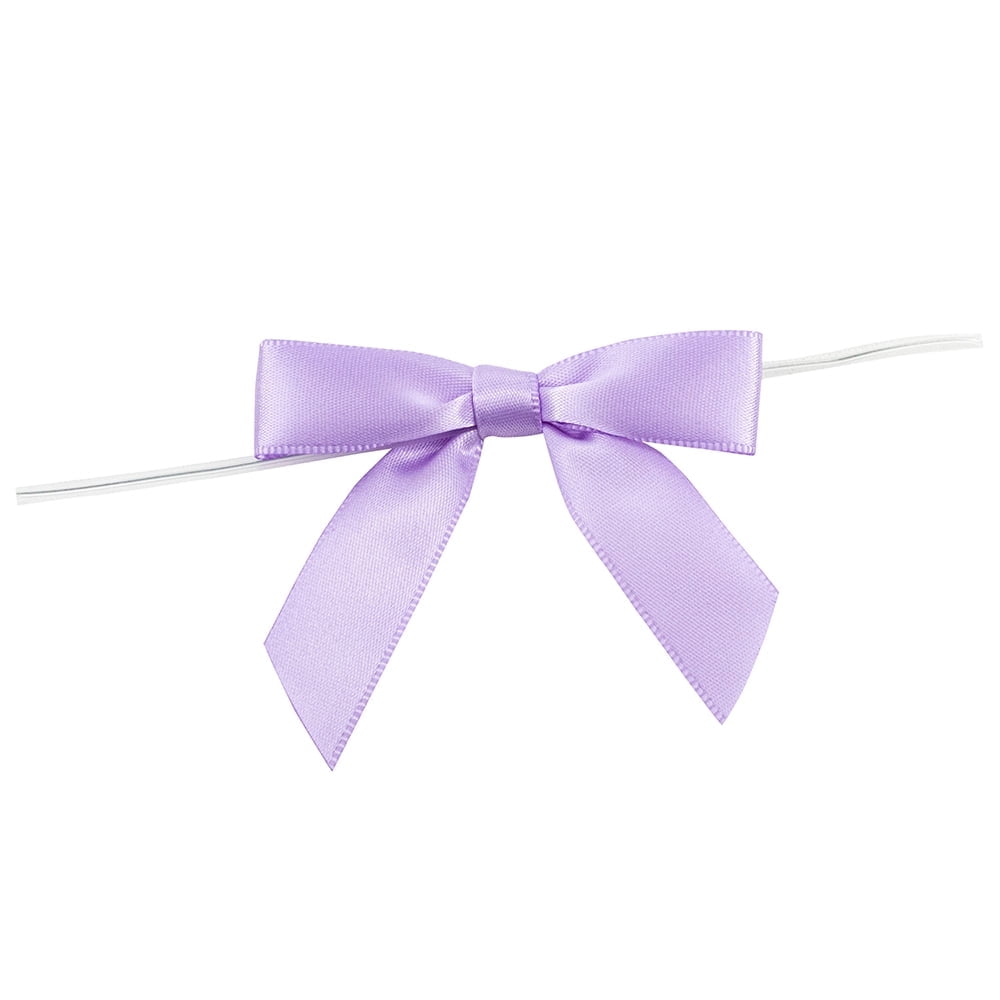 Reliant Ribbon 5171-05003-2X1 Satin Twist Tie Bows - Small