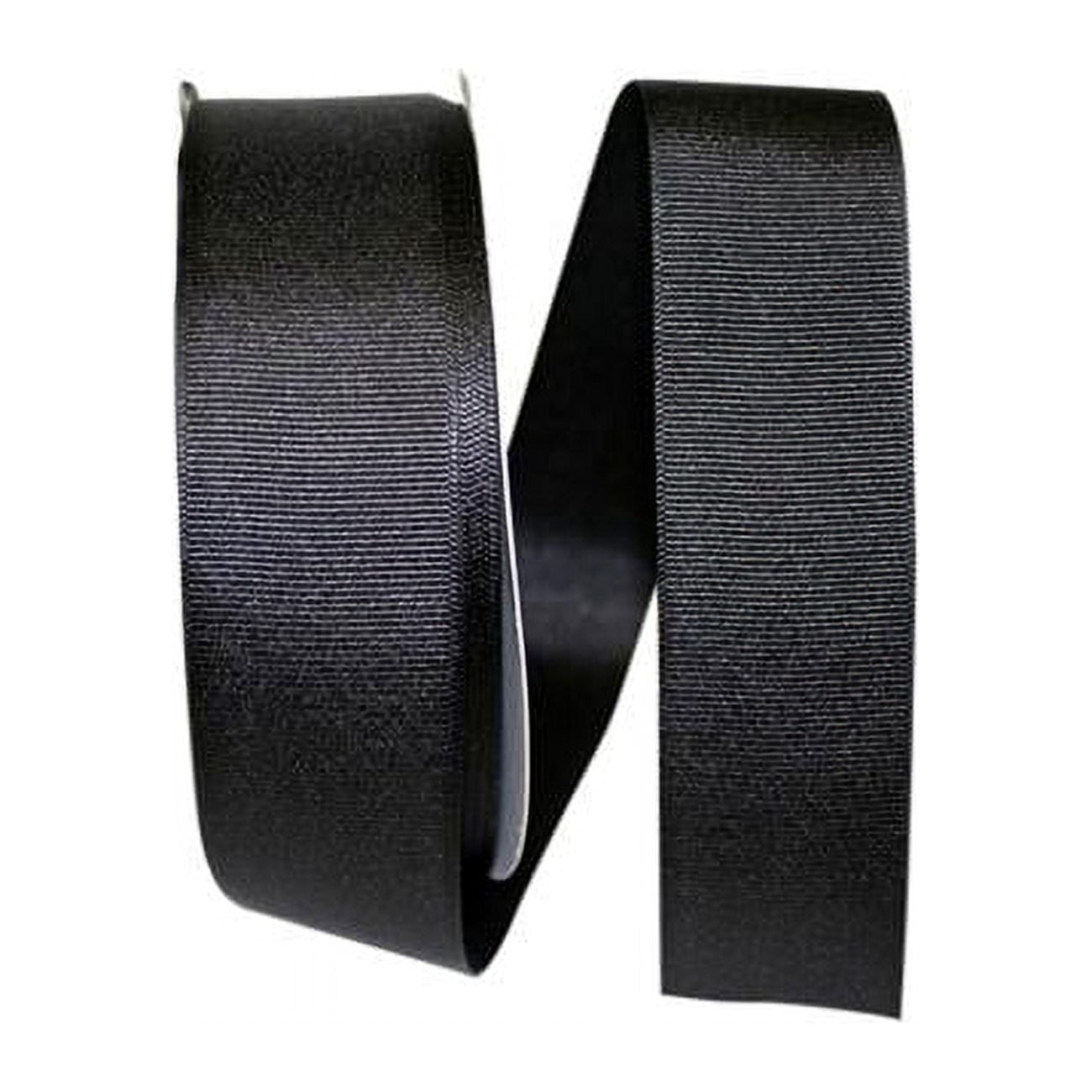 502 Ribbon Reliant Ribbon - 5200-031-09K, Grosgrain Texture Ribbon, Black, 1-1/2 ...