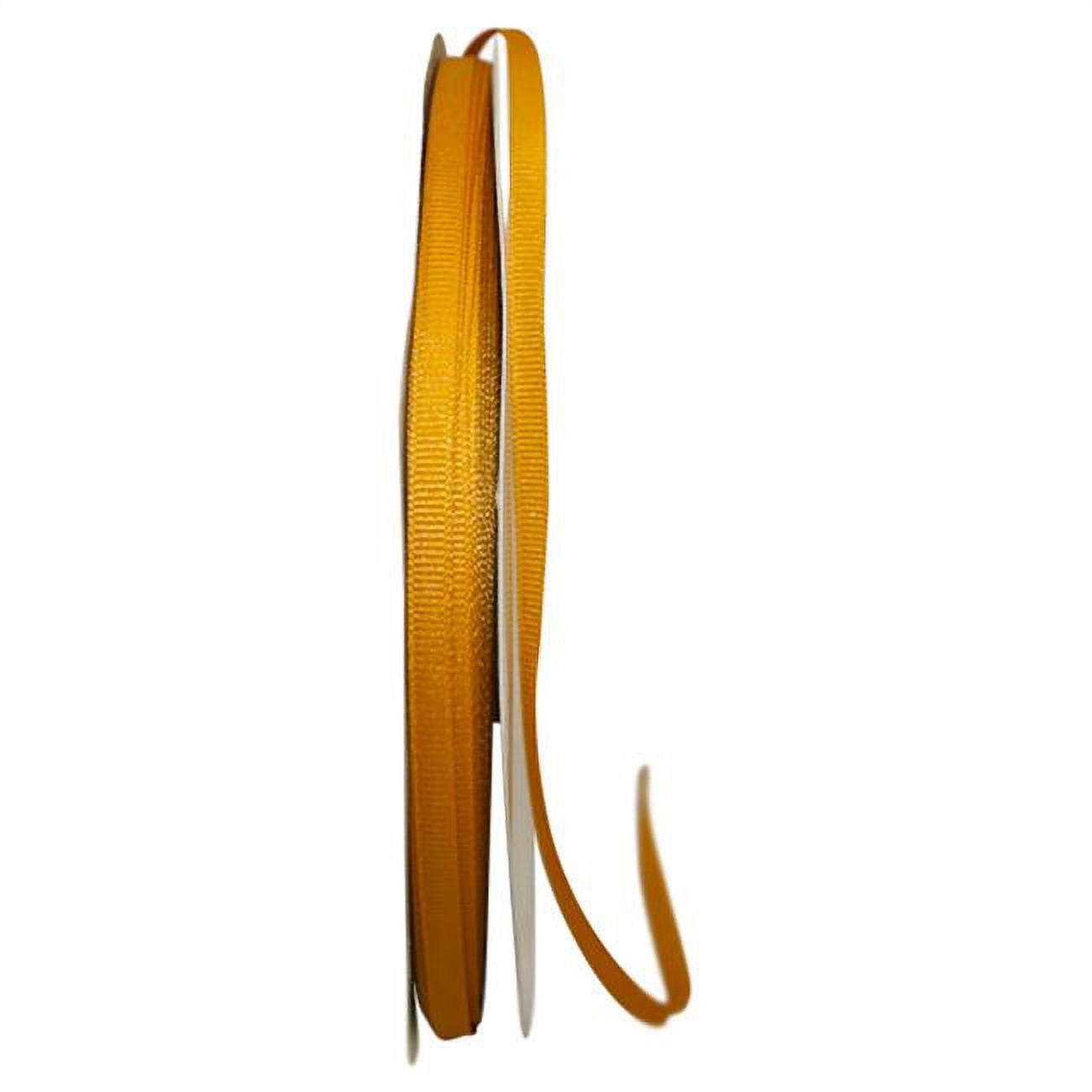 Reliant Gold Reliant Ribbon - 5200-035-01C, Grosgrain Texture Ribbon, Gold, 1/4 Inch ...