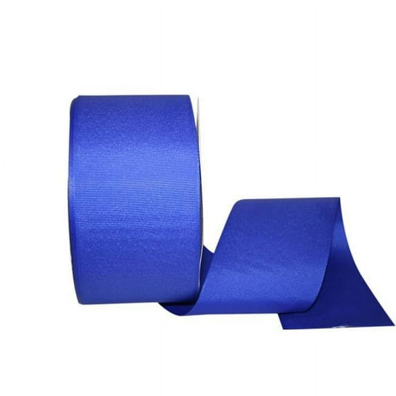 Reliant Ribbon - 5200-050-40K, Grosgrain Texture Ribbon, Royal, 3 Inch, 50 Yards