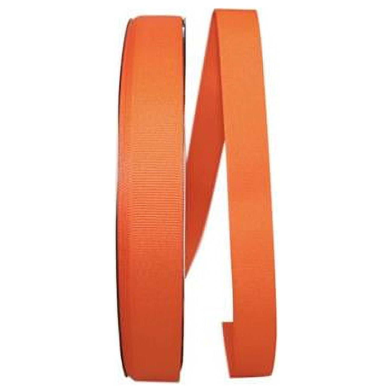 Reliant Ribbon - 5200-058-05C, Grosgrain Texture Ribbon, Orange, 7/8 ...