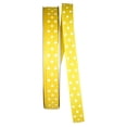 thumbnail image 1 of Reliant Ribbon - 5201-640-03K, Grosgrain Confetti Dots Ribbon, Lemon, 5/8 Inch, 50 Yards, 1 of 1