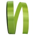 thumbnail image 1 of Reliant Ribbon - 5400-042-05C, Floral Satin With Firm Finish Ribbon, Apple Green, 7/8 Inch, 100 Yards, 1 of 1