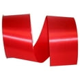 thumbnail image 1 of Reliant Ribbon - 5400-065-40K, Floral Satin With Firm Finish Ribbon, Red, 2-1/2 Inch, 50 Yards, 1 of 1