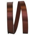 thumbnail image 1 of Reliant Ribbon - 5400-092-05C, Floral Satin With Firm Finish Ribbon, Brown, 7/8 Inch, 100 Yards, 1 of 1