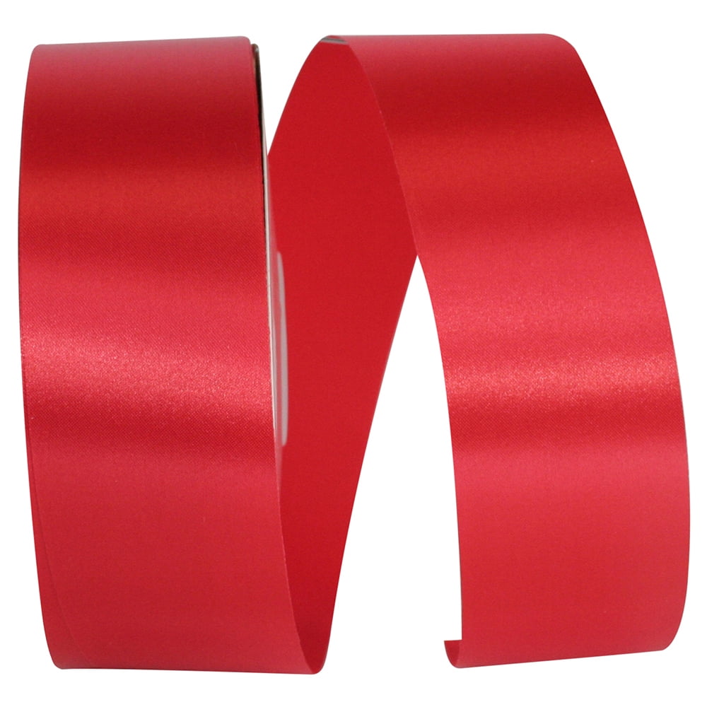 Reliant Ribbon - 5400-219-16C, Floral Satin With Firm Finish Ribbon, Valeria, 1-7/8 Inch, 100 Yards