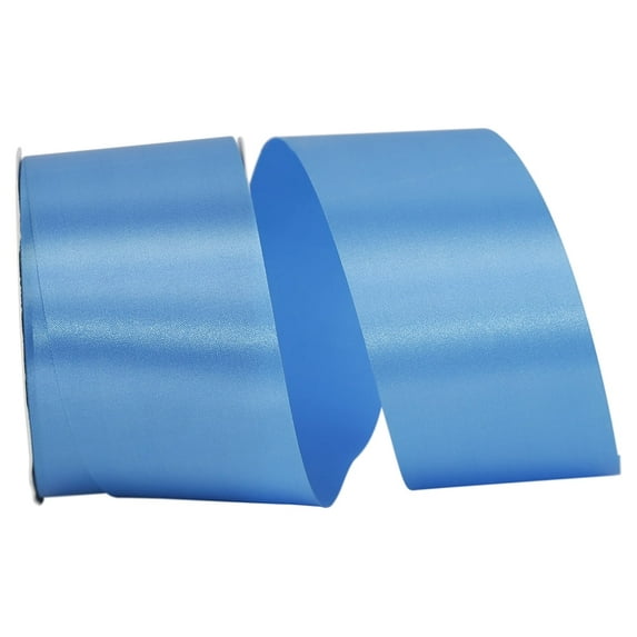 Reliant Ribbon - 5400-913-40K, Floral Satin With Firm Finish Ribbon, Turquoise, 2-1/2 Inch, 50 Yards