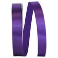 thumbnail image 1 of Reliant Ribbon - 5400-914-05C, Floral Satin With Firm Finish Ribbon, Regal Purple, 7/8 Inch, 100 Yards, 1 of 1