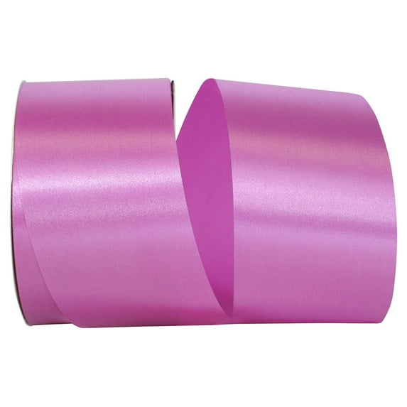Reliant Ribbon - 5400-940-40K, Floral Satin With Firm Finish Ribbon, Violet, 2-1/2 Inch, 50 Yards