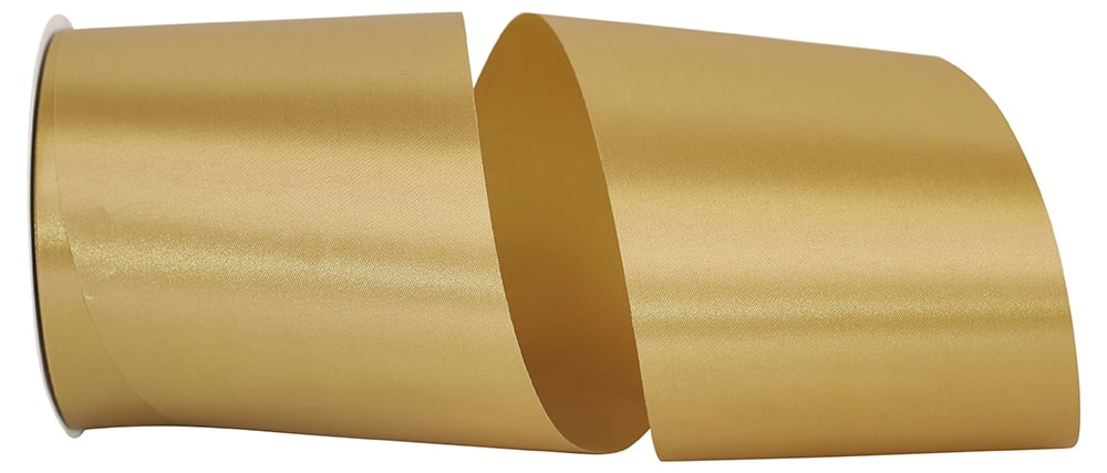 Reliant Gold Reliant Ribbon - 5400-974-10K, Floral Satin With Firm Finish Ribbon ...