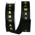 thumbnail image 1 of Reliant Ribbon - 5403-986-09C, Freshman Satin Ribbon, Black/gold, 1-3/8 Inch, 100 Yards, 1 of 1