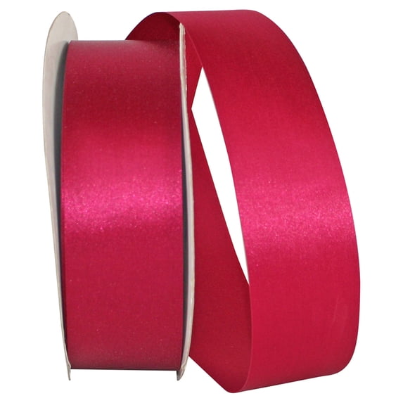 Reliant Ribbon - 5500-100-16C, Value Floral Satin With Firm Finish Ribbon, Forever, 1-7/8 Inch, 100 Yards